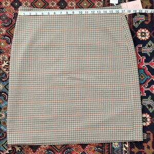 Esprit Gray and Black Checkered Pencil Skirt